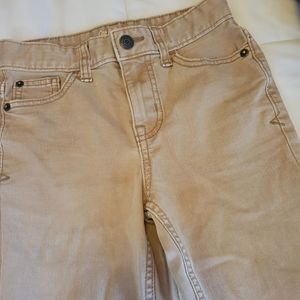 Khaki colored Denim Pant